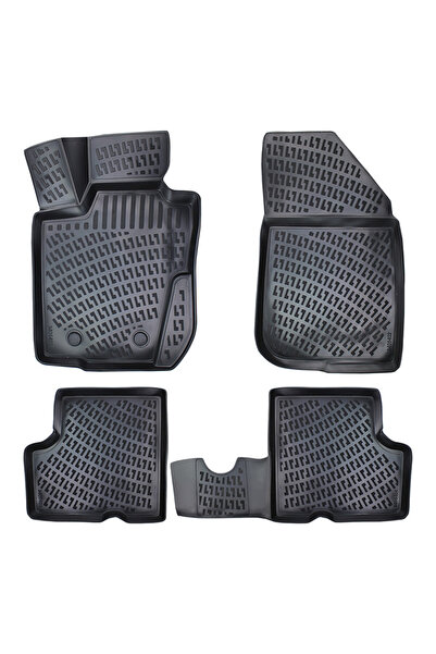 Umbrella Set de covorașe auto din cauciuc tip tavă pentru Dacia Duster 4x4 (H...