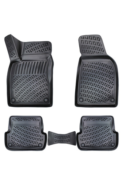 Umbrella Set de covorașe auto din cauciuc tip tavă pentru Audi A4 B7 (8E) 200...