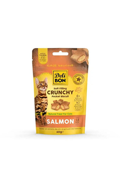 Delibon Chrunchy Sığır Etli Kedi Ödül Bisküvisi 60 Gr
