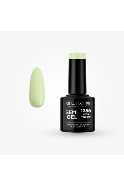 Elixir SEMI GEL (ΗΜΙΜΟΝΙΜΟ BΕΡΝΙΚΙ) - 1356 (NEON Yellow) 8ML