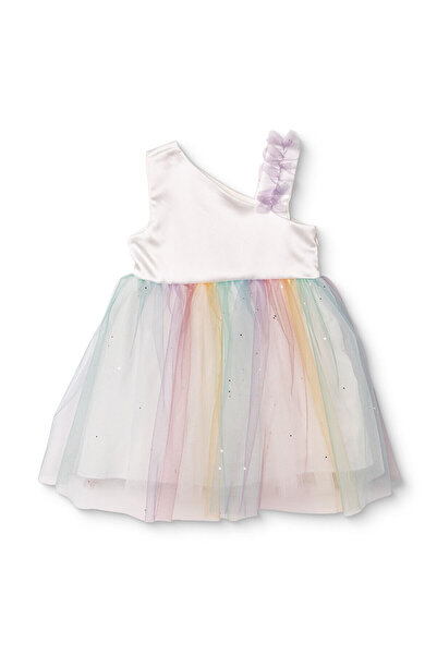 ebebek Hello Baby HelloBaby Kız Bebek Abiye Elbise Fermuarlı Modelli Yaka Atlet