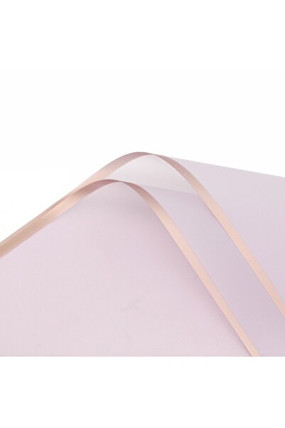 OEM Celofan Transparent Lila cu Margine de Bronz 58x58 cm