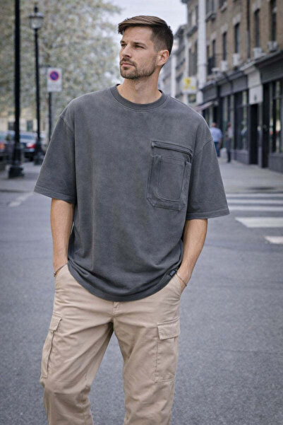 MODEN Men's Oversized T-shirt – Premium Urban Style | Soft Material & Modern ...