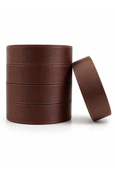 OEM Set de 5 Benzi Grosgrain Maro 2,5 cm