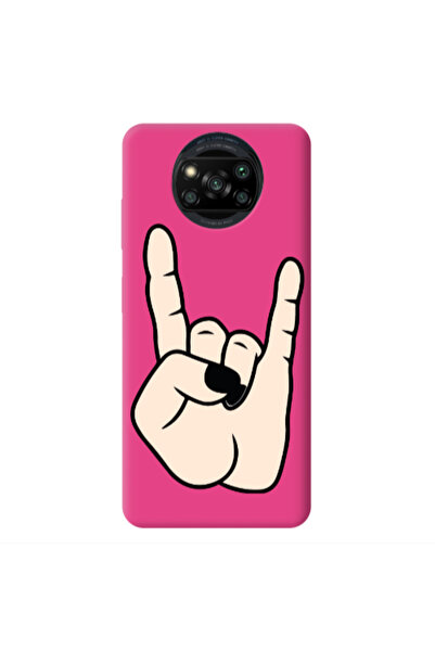 Other Xiaomi Poco X3 /X3 Pro Rock Fuchsia Colored Silicone TPU Θήκη