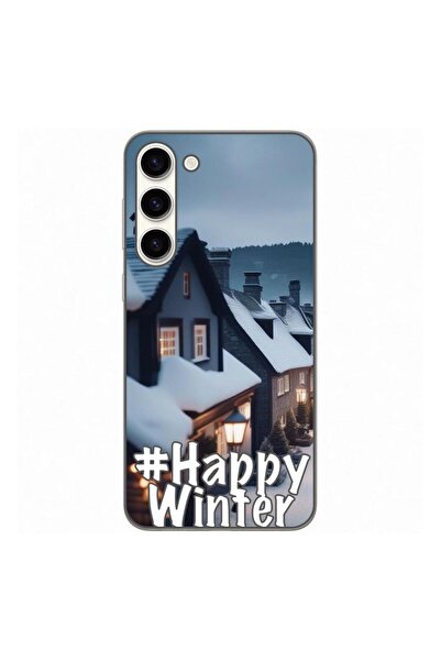 OEM Husa compatibila cu Samsung Galaxy S23 Plus Silicon Gel Tpu Model Happy W...