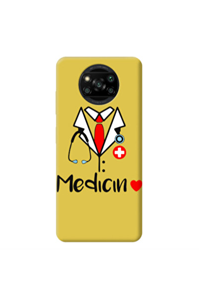 Other Xiaomi Poco X3 /X3 Pro Medicin Yellow Colored Silicone TPU Θήκη