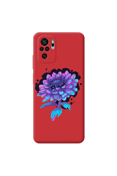 Other Xiaomi Redmi Note 10S Witch flower Red Colored Silicone TPU Θήκη