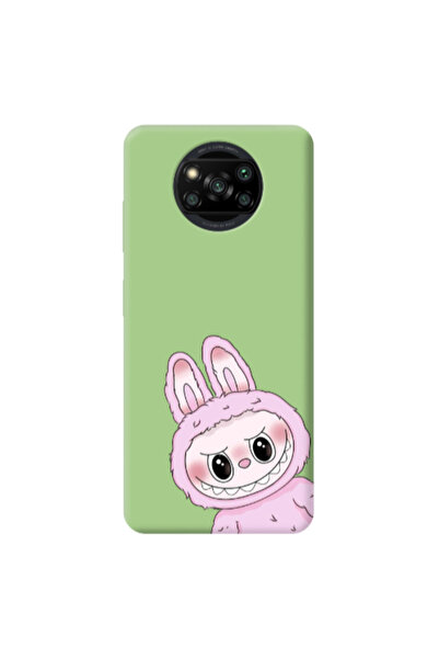 Other Xiaomi Poco X3 /X3 Pro Labubu 6 Light Green Colored Silicone TPU Θήκη