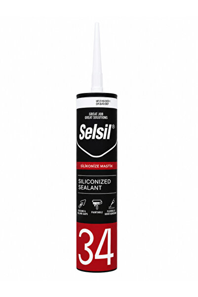 Genel Markalar Silikonize Mastik 450gr Beyaz