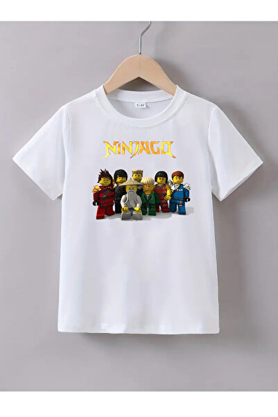 makiteks Pamuk Penye Kız Erkek Çocuk Unisex Baskılı Tshirt Tişört 5 6 7 8 9 1...