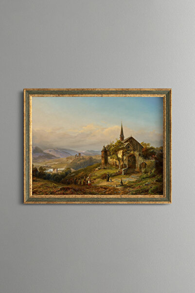 epiqart Landscape View - Vintage Patterned Painting - Fine Model