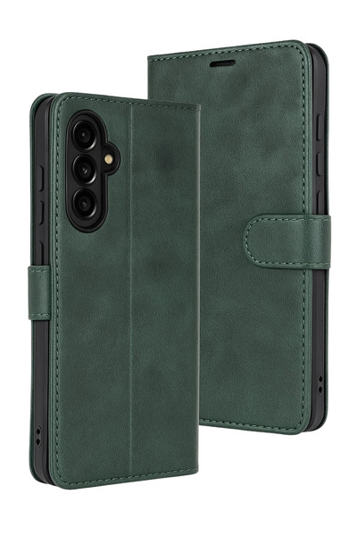 eco port Samsung Galaxy A17 5G Trend S Plus Kapaklı Kılıf - Yeşil