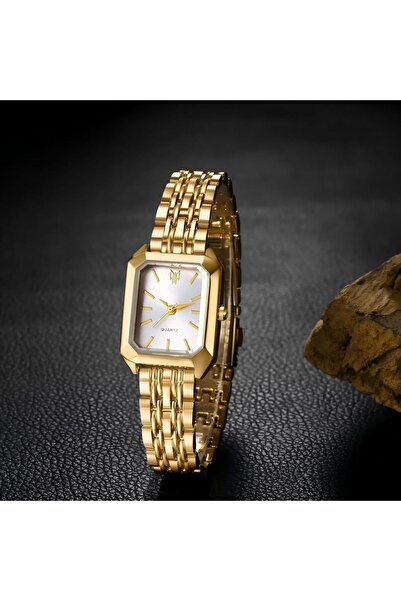 Urban URBANNX Women's Bracelet Square Watches – Gold Silver Stainless Steel S...