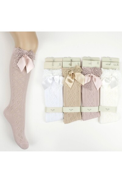 NW NessiWorld Girls' Mesh Golf Socks with Accessories K14121 (Price Is for On...
