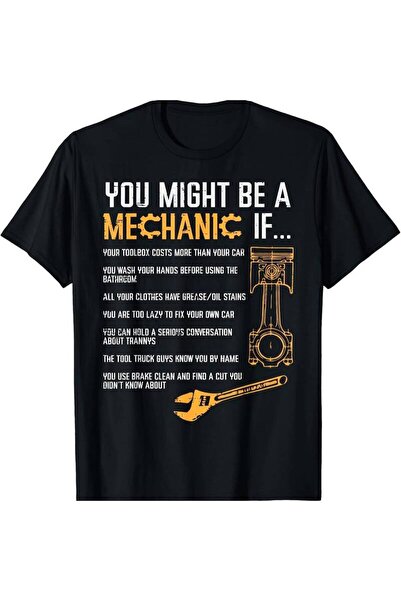 12 Teknoloji You Might Be A Mechanic If Funny Car Auto Engine Garage Men Shir...