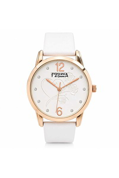 Watch Ceas pentru femei, Casual, Francesca di Geneva, Alb, FF406