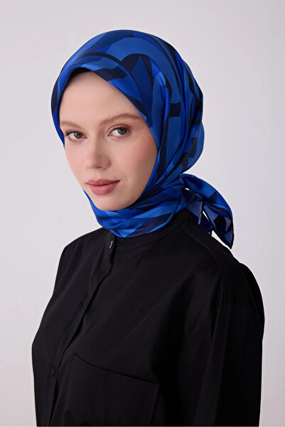 Belli وشاح من الحرير المزخرف بنمط التويل 4327D
