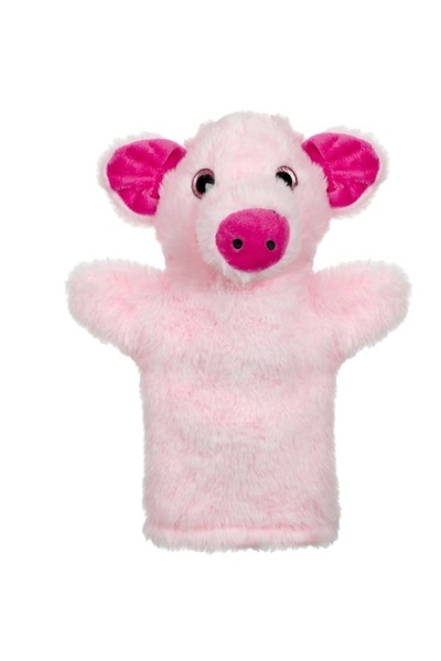 OEM Păpușă de pluș Porc Roz pentru Teatru de Păpuși 28 cm