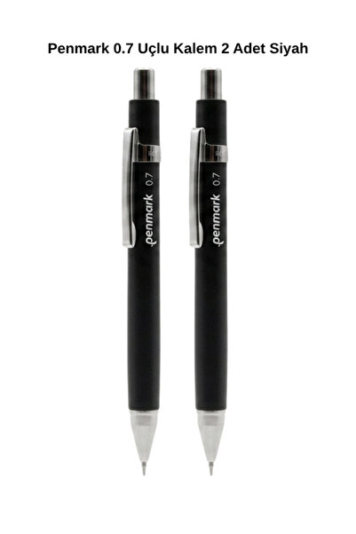 penmark Triforce Versatil Pen 0.7 Tip 2-Pack Black