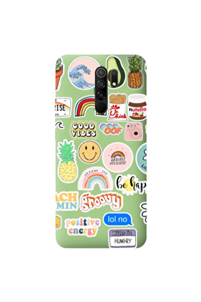 Other Xiaomi Redmi 9 Good vibes Light Green Colored Silicone TPU Θήκη