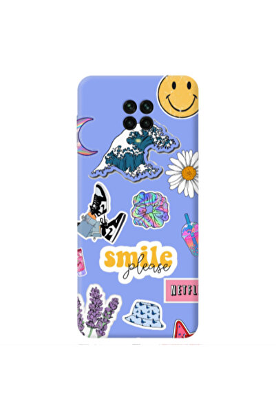 Other Xiaomi Redmi Note 9 Pro Smile Moon Light Purple Colored Silicone TPU Θήκη