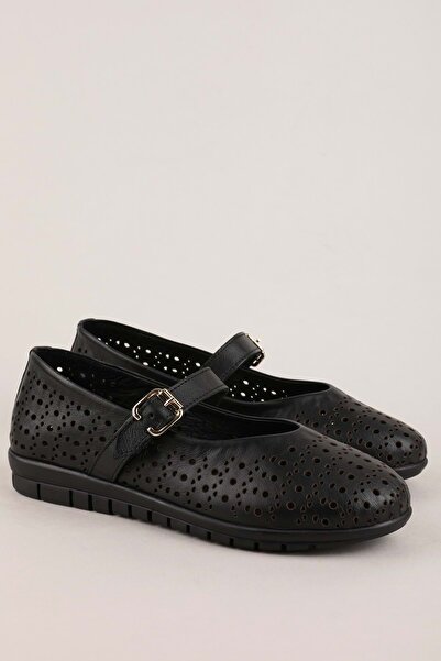 Gondol Genuine Leather Anatomical Sole Comfortable Daily Perforated Ballerina...