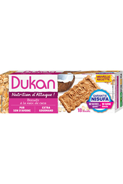 Dukan Μπισκότα Βρώμης με Γεύση Καρύδας 1 τεμ. 225γρ.