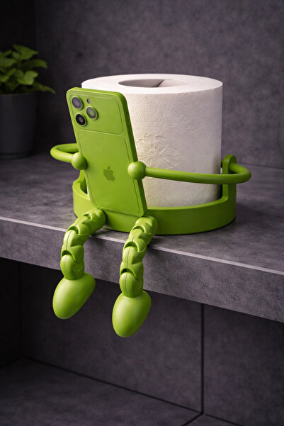 farist Phone Holder Toilet Paper Holder - Fun Bathroom Accessory - Decorative...