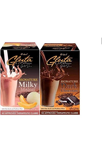 Top Choice Glutalipo Gold Series Signature Milky Melon and Dark Chocolate Bun...