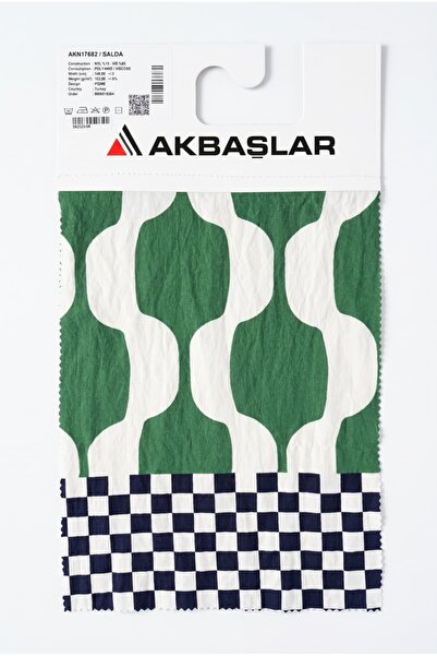 Akbaşlar Viscose Blended Woven Fabric |   1 Meter |   Length: 145cm