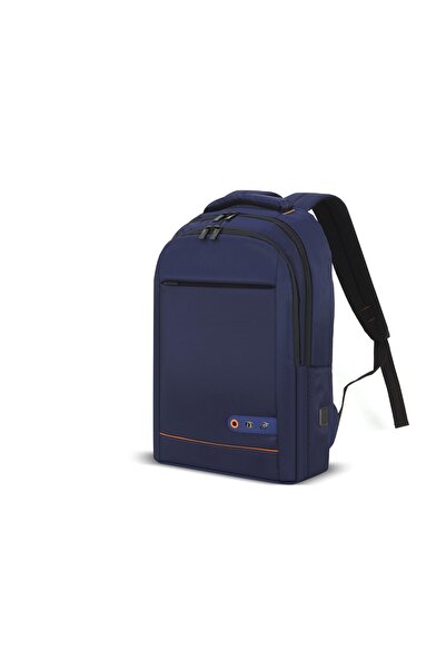 Skygo Office 15.6 Inch USB Notebook Backpack Navy Blue Mcc006Bl