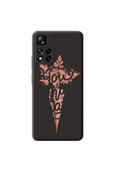 Other Xiaomi Redmi Note 11 Pro 5G You are What You Eat Black Colored Silicone...