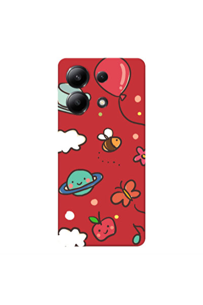Other Xiaomi Redmi Note 13 4G cute little ones Red Colored Silicone TPU Θήκη