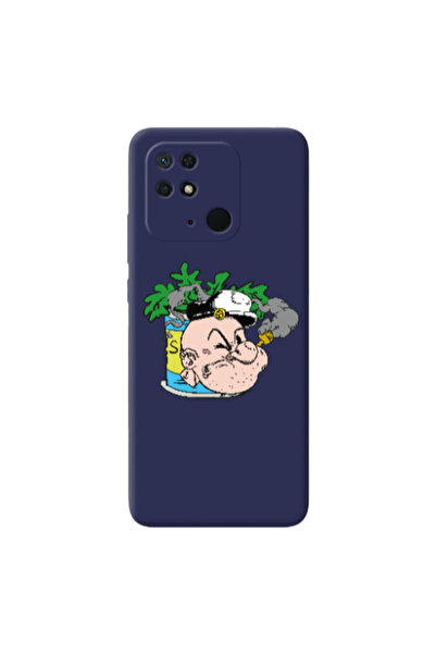 Other Xiaomi Redmi 10C Popeye Dark blue Colored Silicone TPU Θήκη