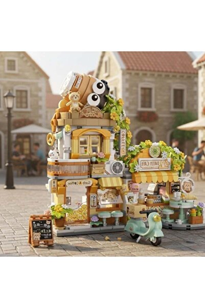 Angel Of Life Lz-1382 Loz Little Bear Cafe Flower Shop Ponda Tea House 1077 P...