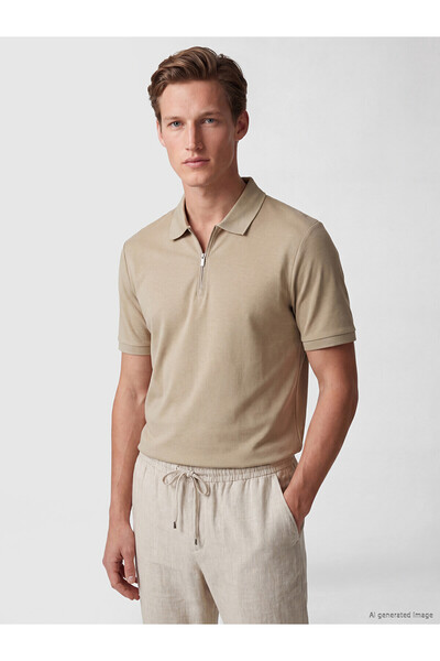 LC Waikiki Nevavm with a Difference Polo Collar Men's T-Shirt