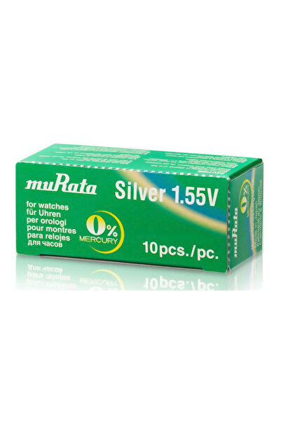 MURATA μπαταρία Silver Oxide για ρολόγια SR920SW, 1.55V, No371, 10τμχ