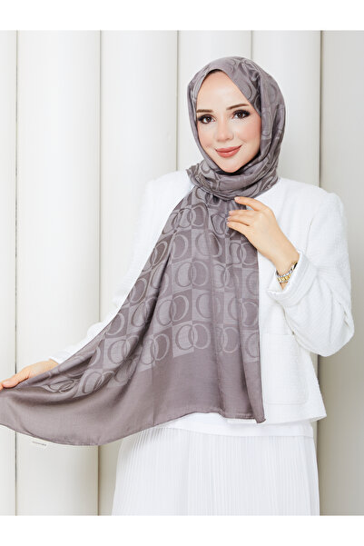 TOBAİ Ring Pattern Cotton Fiber Hijab Daily Soft Special Textured Lightweight...