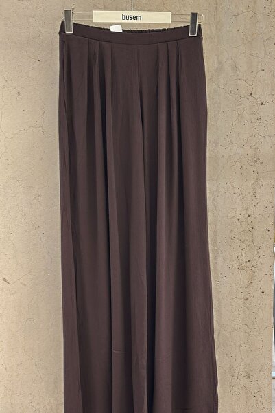 Hiccup BUSEM Pantaloni Largi Din Crep De Viscoză