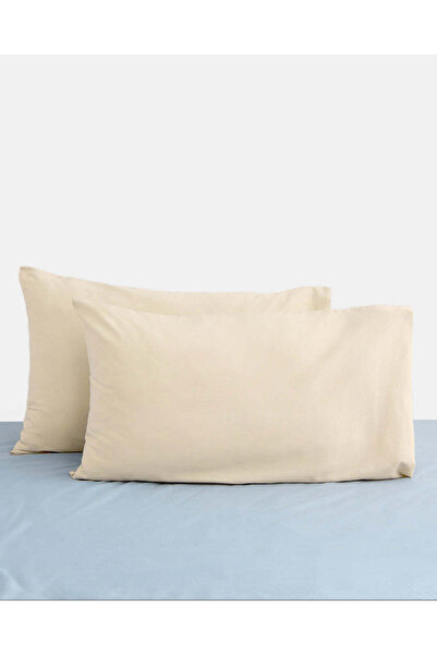 REDTAG Ivory 2-Piece Solid Pillowcase