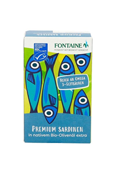 Fontaine Sardine in ulei bio de masline extravirgin
