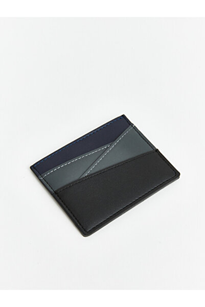 LC Waikiki Rmz Gi̇yi̇m Farkiyla Leather Look Men's Card Holder