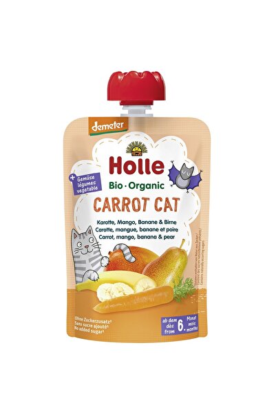 Holle Piure de morcov mango banane si pere pentru copii 6 luni fara gluten,