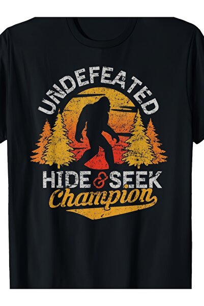 23 nisan Men's Sasquatch Face T-Shirt - Soft Breathable Retro Round Neck Tee ...
