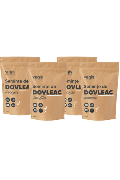 VEGIS Pachet Seminte de Dovleac Decojite 1kg (4 x 250g)
