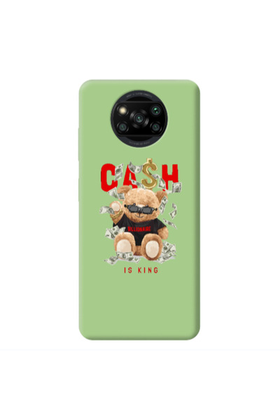 Other Xiaomi Poco X3 /X3 Pro Cash is king Light Green Colored Silicone TPU Θήκη