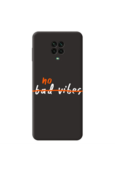 Other Xiaomi Redmi Note 9 Pro No bad vibes 2 Black Colored Silicone TPU Θήκη