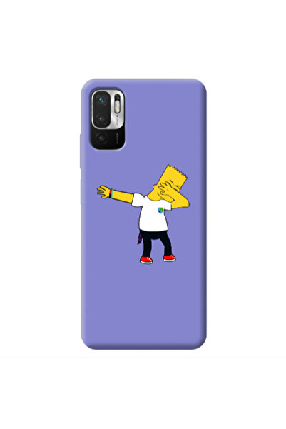 Other Xiaomi Redmi Note 10 Pro 5G Simpsons2 Purple Colored Silicone TPU Θήκη