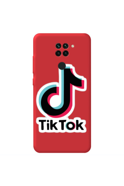 Other Xiaomi Redmi Note 9 Tik Tok Red Colored Silicone TPU Θήκη